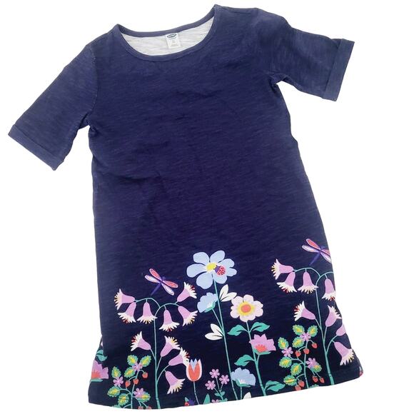 New 5T Old Navy dress floral ladybug - Picture 1 of 3